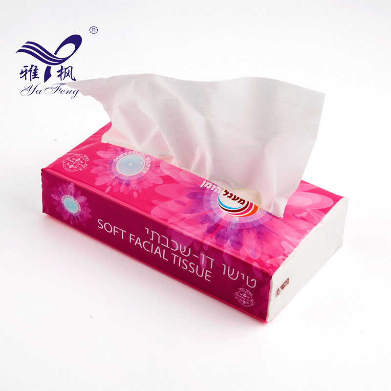 Virgin Wood Pulp High Quality Smooth 2 Ply Soft Pack Facial Tissue Paper