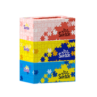 Wholesale Disposable 2ply Paper Bathroom Towels Pack Facial Tissue 180 Sheets