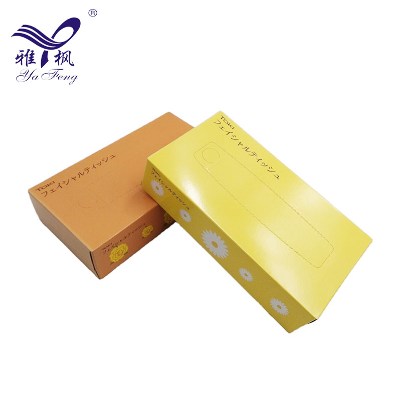 Customized Logo Virgin Wood Pulp Soft And Comfortable Extractive Box Facial Tissue Paper