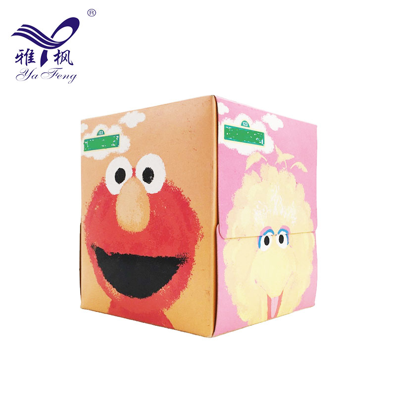  Wholesale Custom Printed Soft Facial Tissue(Box Type)Virgin Wood Pulp Paper Box Tissue