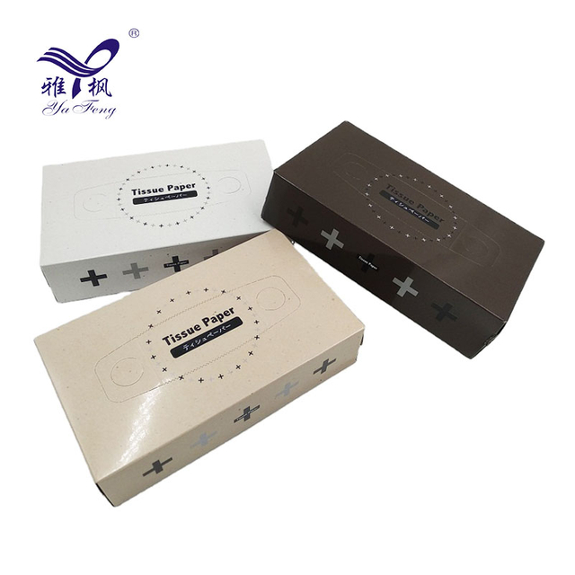 Customized Logo Virgin Wood Pulp 2 Layer Box Type Facial Tissue for Home, Office & Outdoor