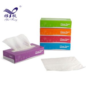 2 Ply Customizable Box Tissue Soft Facial Paper Box Facial Tissue