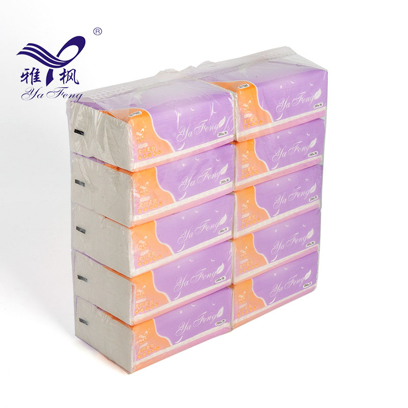  Promotion White Facial Tissue Virgin Wood Pulp Soft Pack Tissue Paper