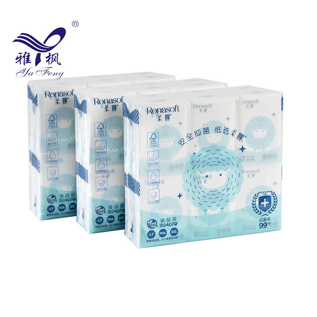 Disposable Wholesale 4 Ply Customizable Mini Handkerchief Tissue Customizable Pocket Facial Tissue 