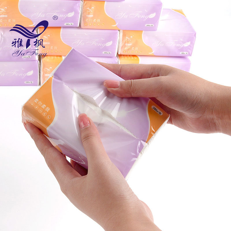  Promotion White Facial Tissue Virgin Wood Pulp Soft Pack Tissue Paper