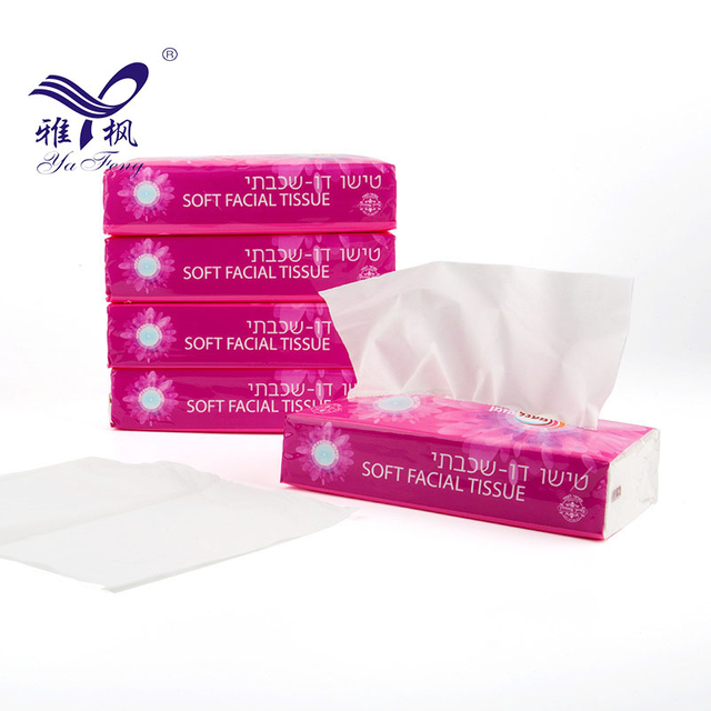 Virgin Wood Pulp High Quality Smooth 2 Ply Soft Pack Facial Tissue Paper