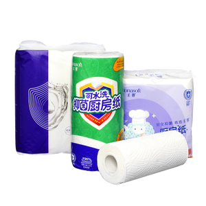 Kitchen paper with custom printing OEM service disposable washable wholesale options