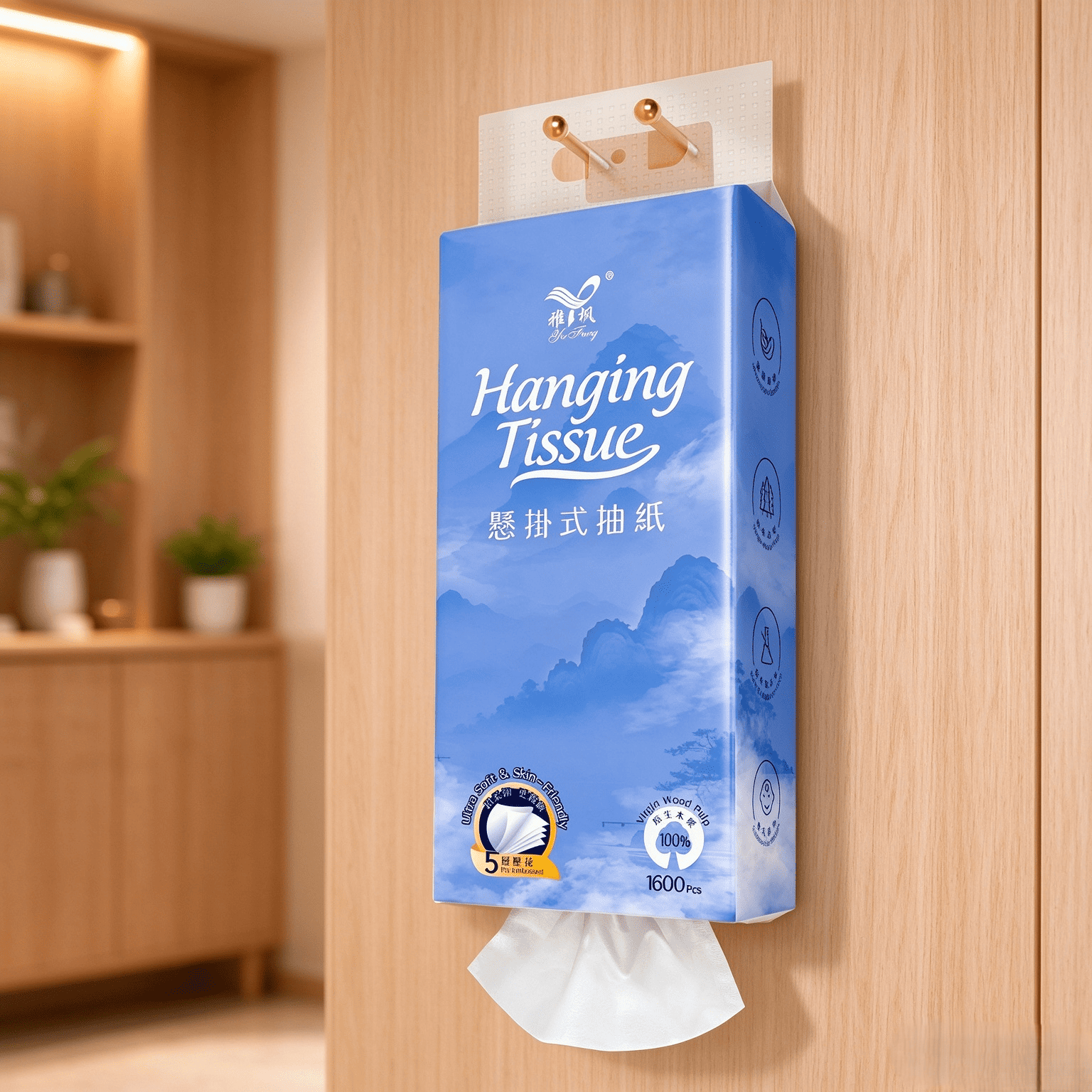 Hanging Facial Tissue 